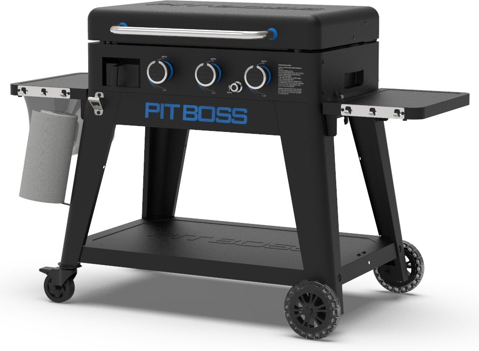 Pit Boss Plancha Grill Ultimate Plancha 3-Brenner mit Untergestell inkl. 5-teilig Grillbesteck Set + Abdeckhaube – Bild 2
