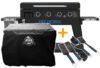 Pit Boss Plancha Grill Ultimate Plancha 4-Brenner mit Untergestell - inkl. 5-teilig Grillbesteck Set + Abdeckhaube