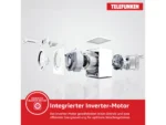 Telefunken Waschmaschine 10kg 1400 U/Min W-10-1400-A-W – Bild 3