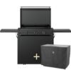 WMF Plancha Grill Gas - Edition One, 75 cm inkl. Planchawagen, Planchadeckel und Abdeckhaube