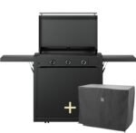 WMF Plancha Grill Gas - Edition One, 75 cm inkl. Planchawagen, Planchadeckel und Abdeckhaube