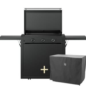 WMF Plancha Grill Gas - Edition One, 75 cm inkl. Planchawagen, Planchadeckel und Abdeckhaube