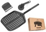Witt Pizzaofen Piccolo Rotante 16" matt schwarz inkl. Black Edition Pizzateigschaber Pizzamesser Pizzaschieber 14" – Bild 6