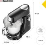 KENWOOD Küchenmaschine Titanium Chef Baker XL KVL85.004BK, Zubehör, Gratis Wert UVP 319