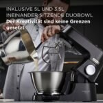 KENWOOD Küchenmaschine Titanium Chef Baker KVC85.004BK – Bild 7