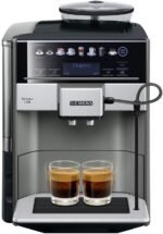 Siemens TE655503DE EQ.6 plus s500 KaffeevollautomatsensoFlow System, 3 Temperatureinstellungen, 1500 Watt, schwarz-grau, mit Milchsystem