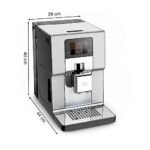 Krups EA877D Intuition Experience+ Kaffeevollautomat 1550 W, schwarz silber – Bild 2