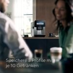 Siemens EQ.900 TQ903D03 Kaffeevollautomat silber, schwarzer Kaffeeauslauf – Bild 6