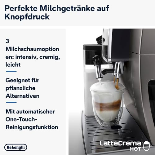 De'Longhi Dinamica Plus ECAM380.95.TBKaffeevollautomat mit LatteCrema Milchsystem – Bild 3