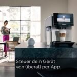 Siemens EQ.900 TQ903D03 Kaffeevollautomat silber, schwarzer Kaffeeauslauf – Bild 4