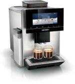 Siemens EQ.900 TQ903D03 Kaffeevollautomat silber, schwarzer Kaffeeauslauf