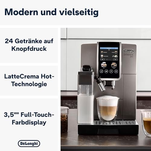 De'Longhi Dinamica Plus ECAM380.95.TBKaffeevollautomat mit LatteCrema Milchsystem – Bild 5