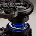 Siemens EQ.900 TQ903D03 Kaffeevollautomat silber, schwarzer Kaffeeauslauf – Bild 5