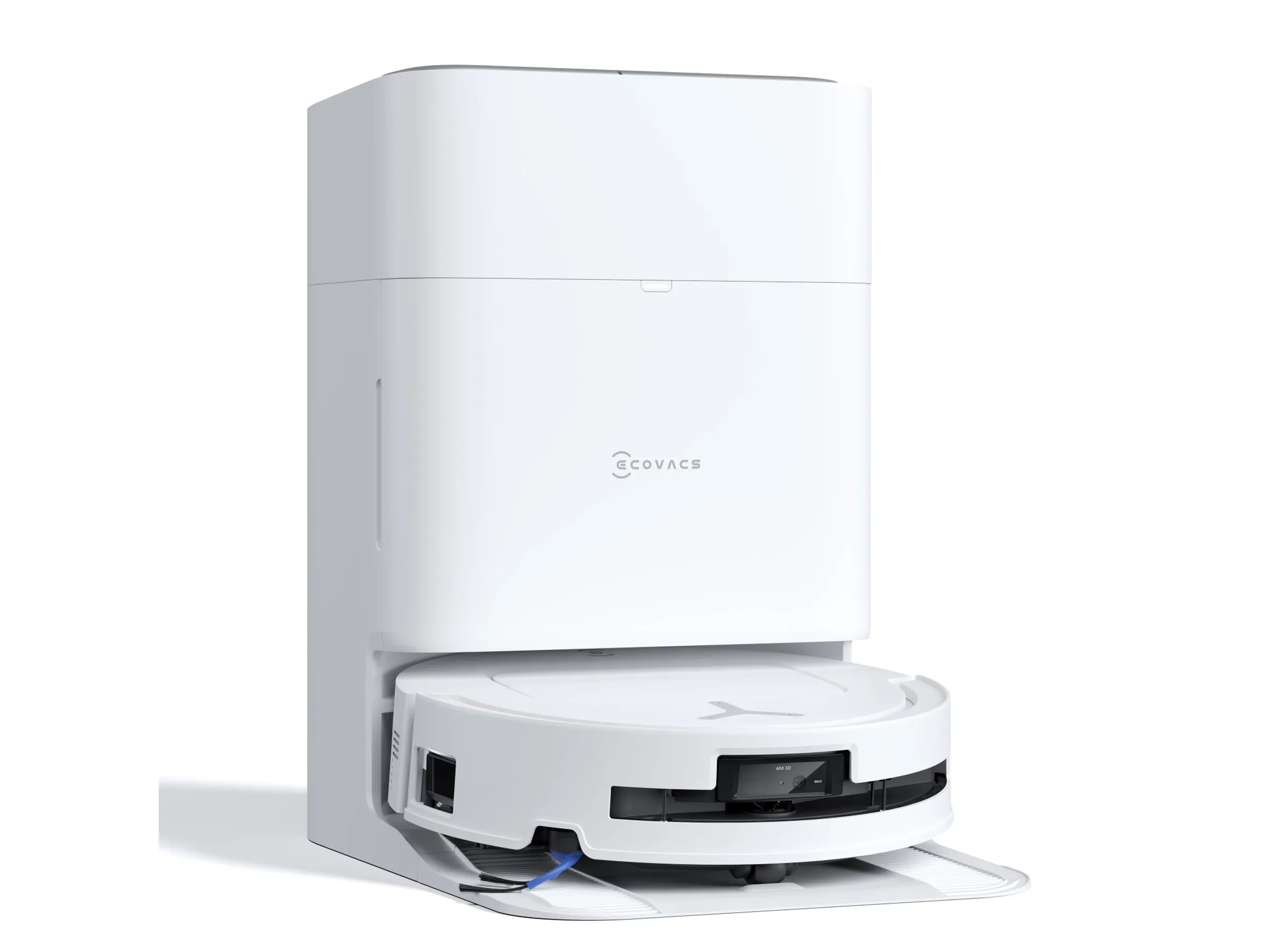 ECOVACS DEEBOT T80 OMNI WHITE mit Selbstreinigender OZMO ROLLER-Wischtechnologie