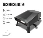 Grillfürst Pizzaofen Gas 305 mit drehbarem Pizzastein – Bild 2