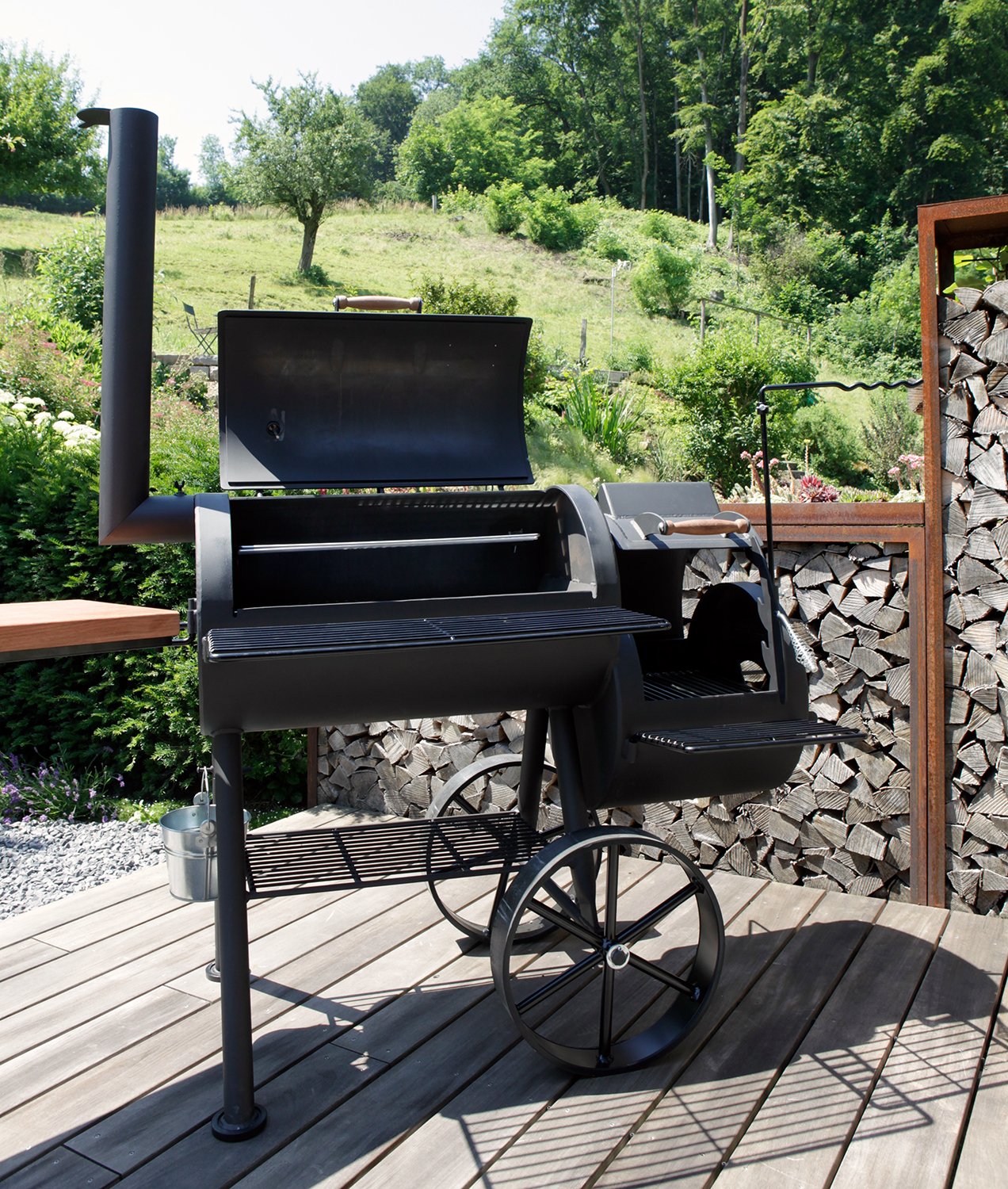 Grillfürst Smoker SK18 massiv und mit TOP Ausstattung – Bild 8