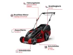 Einhell Power X-Change Akku-Rasenmäher GE-CM 43 Li 63 l Fangkorb inkl. 2 Akkus – Bild 12