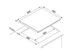 Respekta Rahmenloses Glaskeramikkochfeld Aaron 59 cm – Bild 3