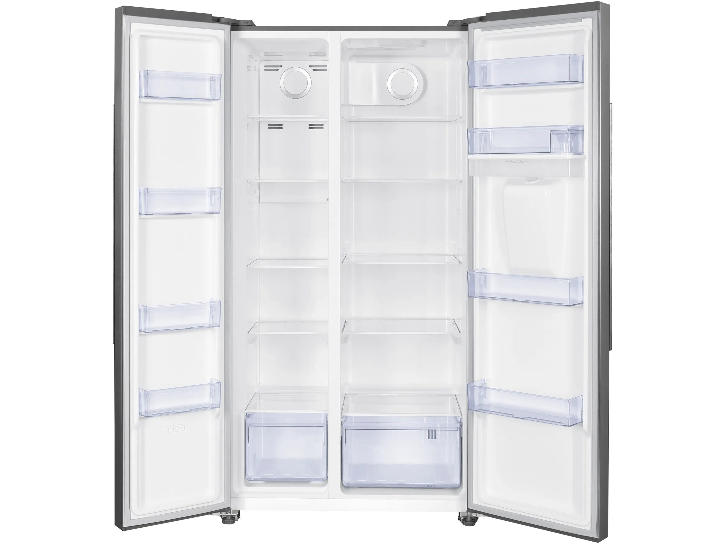 Wolkenstein Kühl-Gefrierkombination WSBS518NFWDEIX Silber – Bild 4