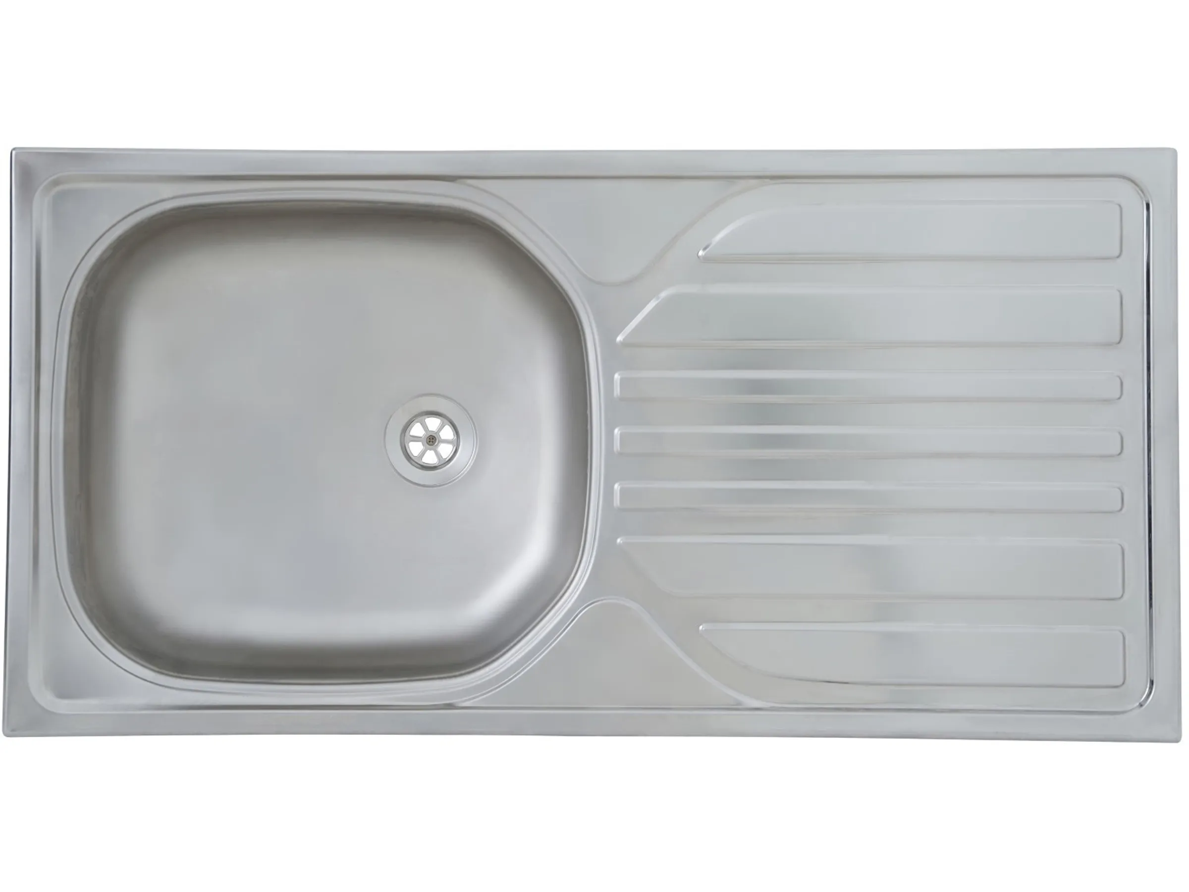 Respekta Küchenzeile KB150WGMI 150 cm Grau-Weiß Glänzend – Bild 8