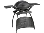 Weber Stand-Elektrogrill Q 2400 Dark Grey mit 2.200 W