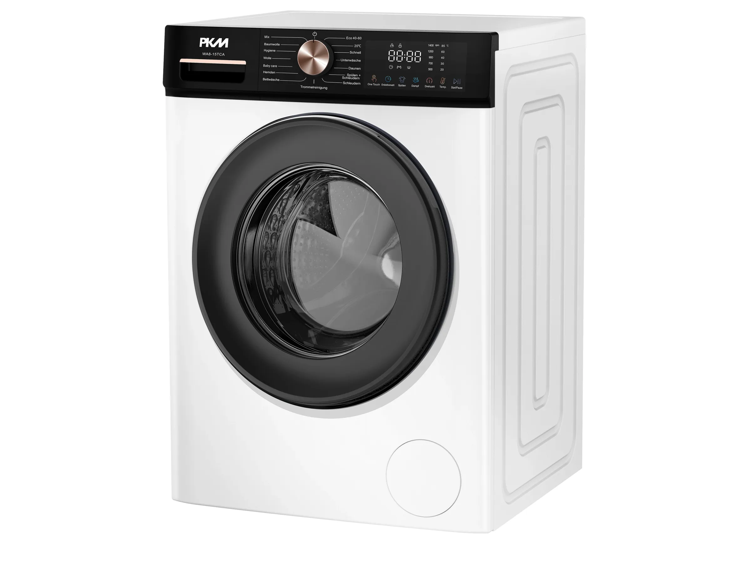 PKM Waschmaschine WA8-15TCA Weiß – Bild 2