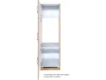 Held Möbel Küchen Kühlschrankumbau Sorrento B60 x H200 x T60cm Nische Wotaneiche – Bild 3