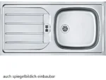 Held Möbel Küchen-Spülzentrum Sorrento 110x85x60cm Tür lende Sockel Weiß-W.Eiche – Bild 4