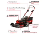 Einhell Professional Akku-Rasenmäher GP-CM 36/47 S HW Li inkl. 4x4,0 Ah Akkus – Bild 3