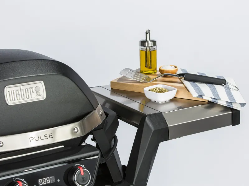 Weber Elektrogrill Pulse 2000 mit Rollwagen 49 cm x 39 cm 2.200 W Schwarz – Bild 10