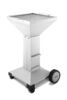 Thüros Holzkohlegrill T3-F Edelstahl Säulengrill 42x42 cm fahrbar