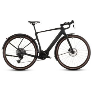 CUBE NUROAD HYBRID C:62 EXC 400X FE Gravel E-Bike 2026 Carbon blackline
