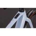 CUBE NUROAD HYBRID C:62 SLX 400X FE Gravel E-Bike 2026 Carbon iceblue / prism – Bild 4