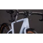 CUBE NUROAD HYBRID C:62 SLX 400X FE Gravel E-Bike 2026 Carbon iceblue / prism – Bild 9