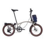 E-Faltrad Brompton Electric G Line 20" 4-Speed 2025 Small Bar traildust white – Bild 7