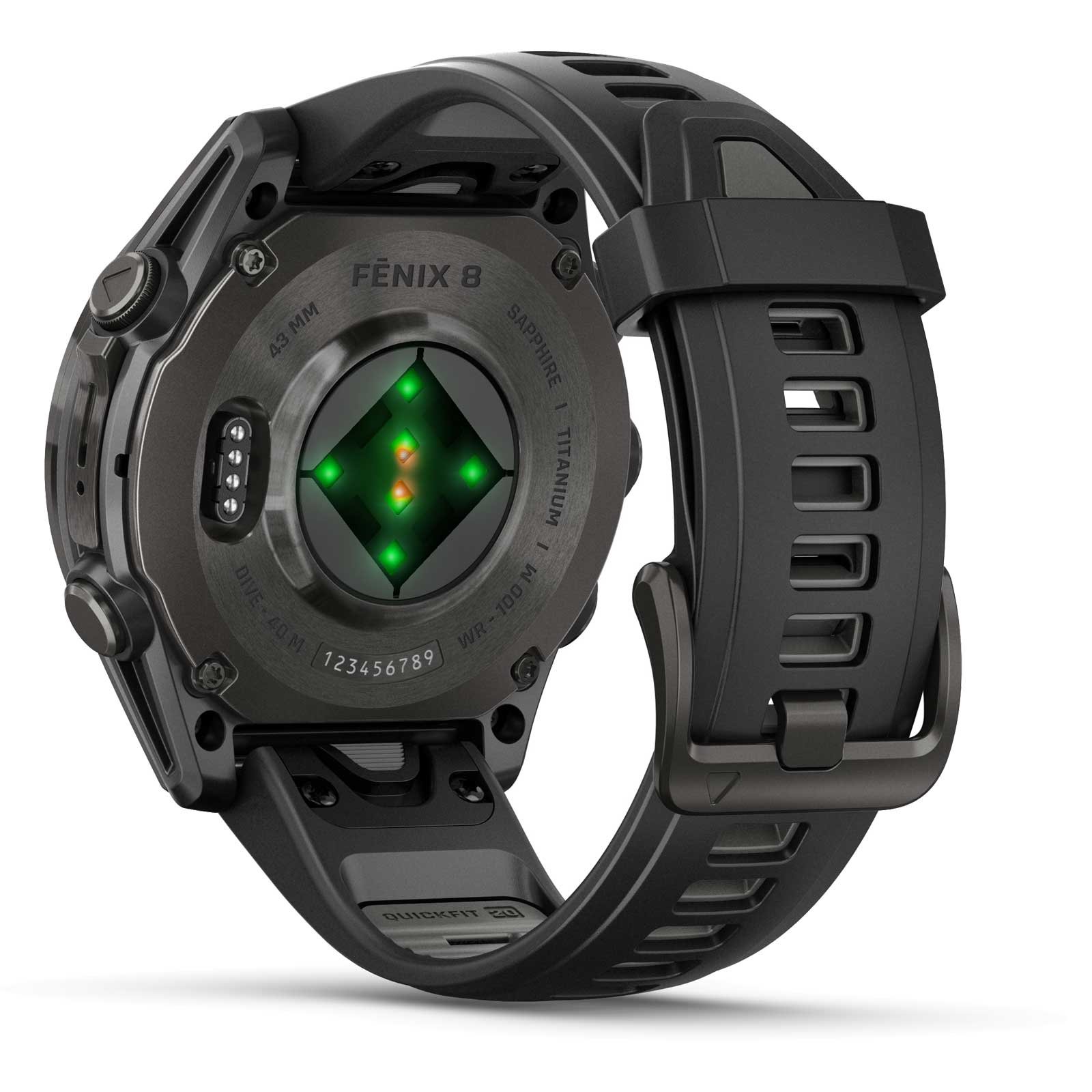 Garmin fenix 8 AMOLED Sapphire GPS Smartwatch 43mm – Bild 5