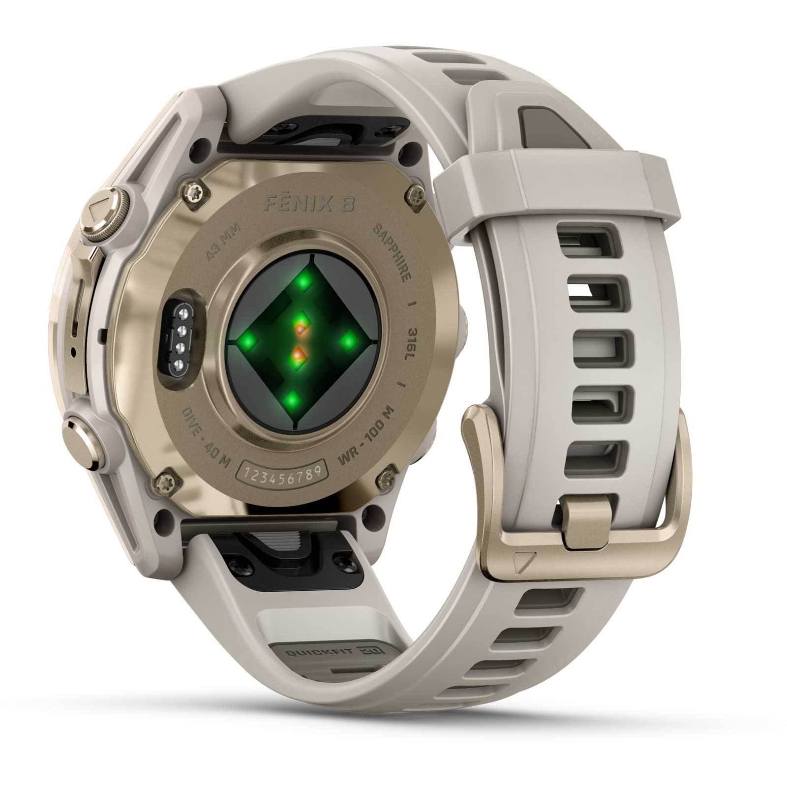 Garmin fenix 8 AMOLED Sapphire GPS Smartwatch 43mm – Bild 11