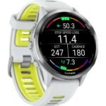 Garmin Forerunner 970 GPS Smartwatch - French Gray/Softgold Titan – Bild 4