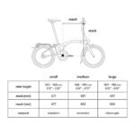 E-Faltrad Brompton Electric G Line 20" 4-Speed 2025 Small Bar traildust white – Bild 12
