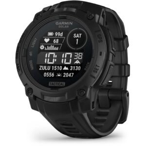Garmin Instinct 3 Solar Tactical GPS Smartwatch 45mm - schwarz