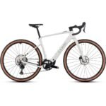 CUBE NUROAD HYBRID C:62 Race 400X Gravel E-Bike 2025 desertstone / green
