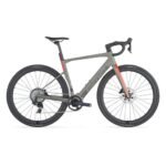 BMC ROADMACHINE 01 AMP X ONE Gravel E-Rennrad 2024 rhino grey / neon red – Bild 3
