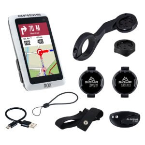 SIGMA ROX 12.1 EVO - GPS Fahrradcomputer - Sensor Set - weiß
