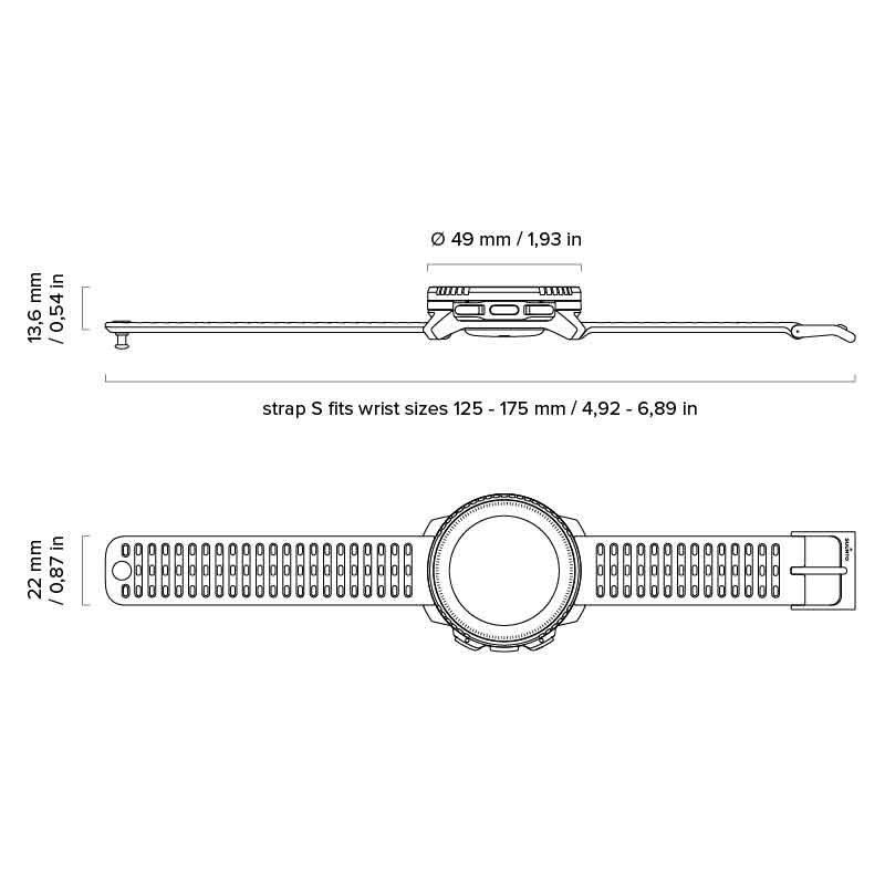 Suunto Vertical Titanium Solar GPS Multisport-Uhr - Sand – Bild 10