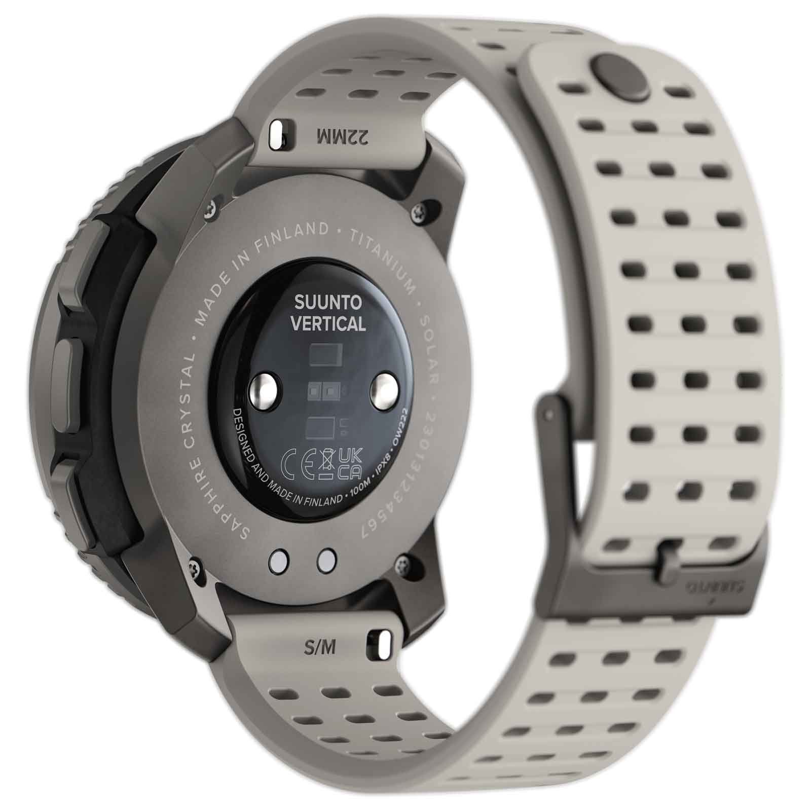 Suunto Vertical Titanium Solar GPS Multisport-Uhr - Sand – Bild 15