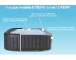 Aufblasbarer Whirlpool MSpa Tekapo Comfort C-TE042 158x158 cm für 4 Personen – Bild 5