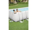 Aufstellpool Framepool Set Bestway Power Steel eckig – Bild 4