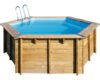 Aufstellpool Holzpool Set Gre rund 400x119 cm inkl.