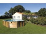 Aufstellpool Holzpool Set Gre oval 672x472x146 cm inkl. – Bild 8
