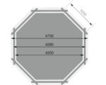 Aufstellpool Holzpool Set Karibu Classic 2A rund Ø 470x124 cm inkl. – Bild 7